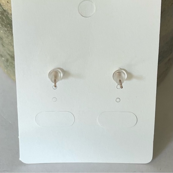 New Coffee Latte Post Pierced Earrings - Picture 3 of 5